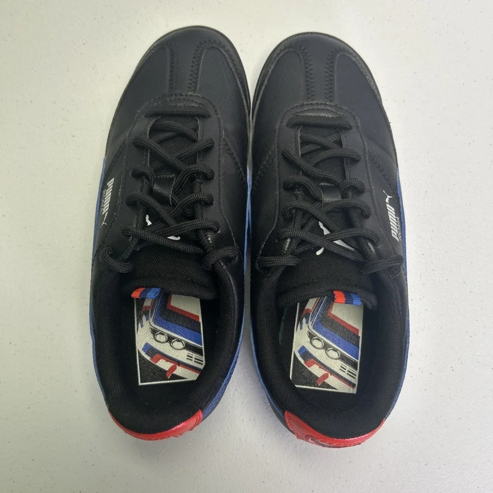 PUMA x BMW M Motorsport Roma Via Black Estate Blue 4.5C Youth Kids